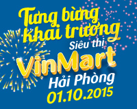 Siêu thị VinMart đã có mặt tại Hải Phòng